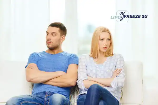Unhappy couple because of erectile dysfunction Hickstead