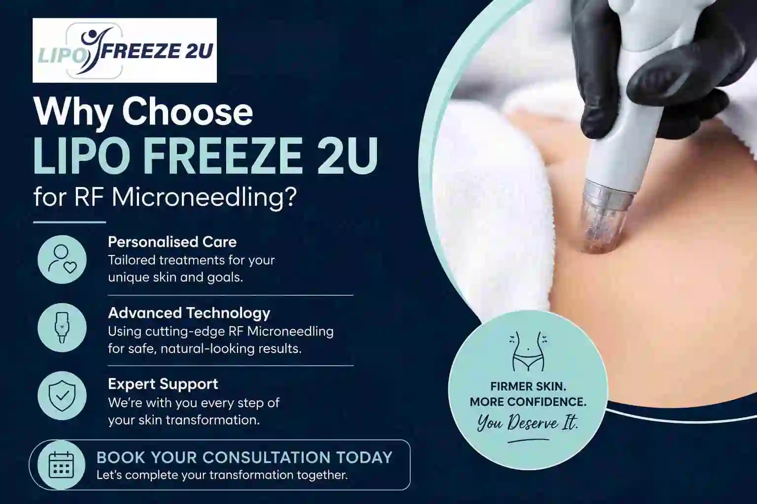 Why Choose LIPO FREEZE 2U for RF Microneedling Hickstead?